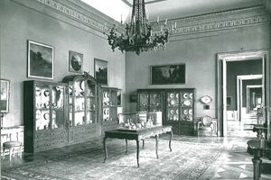 Barockschloss Mannheim, Schlossmuseum, historisches Foto