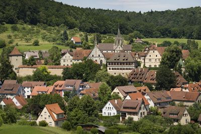 Luftansicht von Kloster und Schloss Bebenhausen