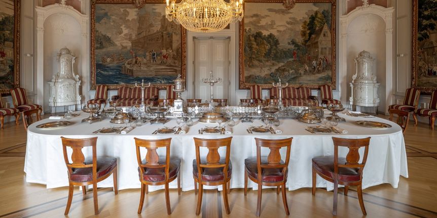Barockschloss Mannheim, Innen, Speisezimmer