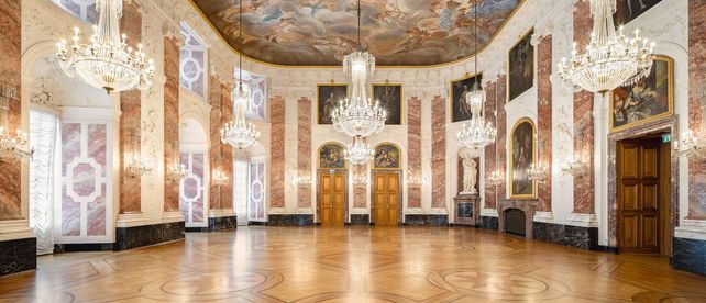 Barockschloss Mannheim, Innen, Rittersaal