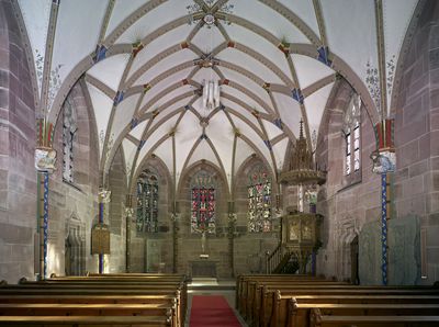 Kloster Hirsau, Innenraum Marienkapelle; Foto: Staatliche Schlösser und Gärten Baden-Württemberg