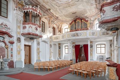 Neues Schloss Meersburg, Innenansicht der Schlosskirche