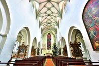 Foto: Staatliche Schlösser und Gärten Baden-Württemberg, Markus Schwerer Das Mittelschiff der Klosterkirche von Heiligkreuztal