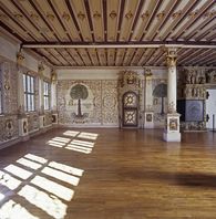 Foto: Staatliche Schlösser und Gärten Baden-Württemberg, Tom Philippi Château d'Ellwangen Salle du trône; l'image: Staatliche Schlösser und Gärten Baden-Württemberg, Tom Philippi