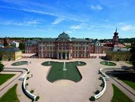 Foto: Staatliche Schlösser und Gärten Baden-Württemberg, Achim Mende Schloss Bruchsal, Gartenterrasse