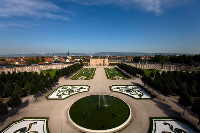 Schloss Schwetzingen Luftaufnahme