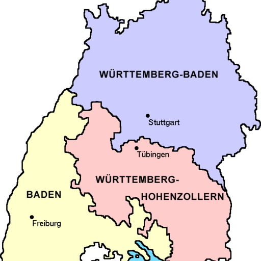 Baden-Württemberg 1945 bis 1952