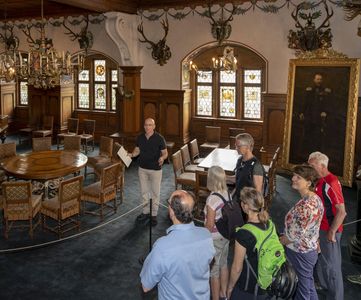 Kloster Bebenhausen, Besuch Staatssekretärin; Foto: Staatliche Schlösser und Gärten Baden-Württemberg, Andreas Weise