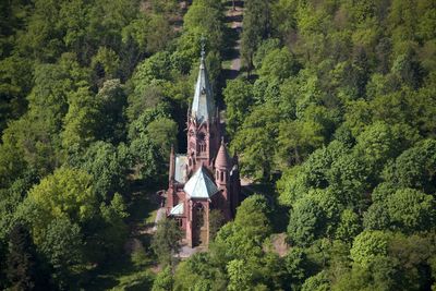 Luftaufnahme Großherzogliche Grabkapelle Karlsruhe