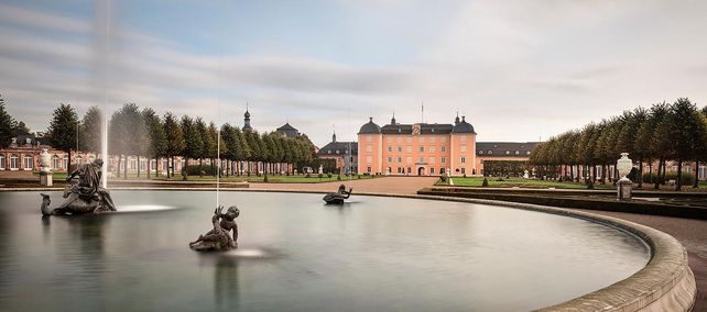 Schloss und Schlossgarten Schwetzingen, Gartenfassade