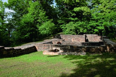 Teil der Burgruine auf dem Hohenstaufen