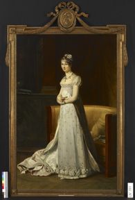 Foto: Staatliche Schlösser und Gärten Baden-Württemberg, Arnim Weischer Bildnis Großherzogin Stephanie von Baden aus dem Barockschloss Mannheim