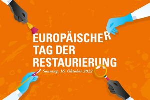Werbemotiv zum Europäischen Tag der Restaurierung am 16. Oktober 2022