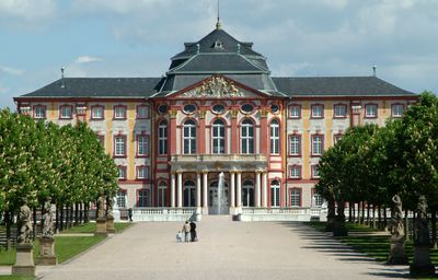 Schloss Bruchsal, Gartenseite, Kastanienallee