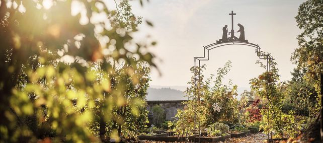 Klostergarten im Kloster Lorch