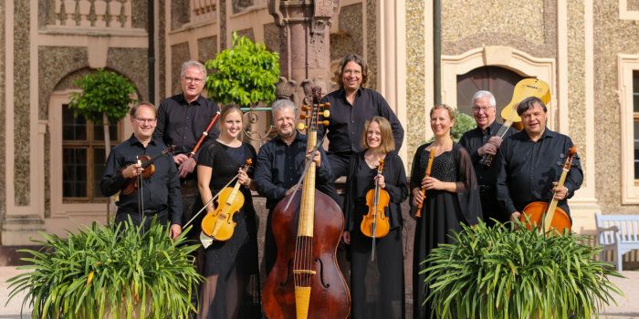 Schloss Favorite Rastatt, Event, Musiker des Karlsruher Barockensembles