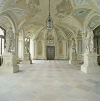 Foto: Staatliche Schlösser und Gärten Baden-Württemberg, Steffen Hauswirth Bruchsal Palace, Garden hall; Photo: Staatliche Schlösser und Gärten Baden-Württemberg, Steffen Hauswirth