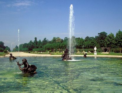 Schloss Schwetzingen im Sommer