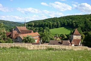 Kloster und Schloss Bebenhausen, Landschaftsaufnahme