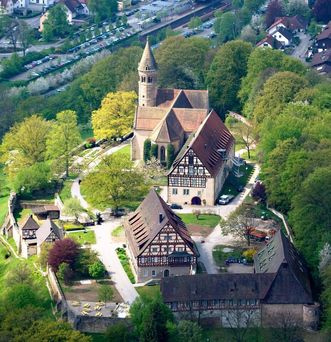 Luftaufnahme von Kloster Lorch