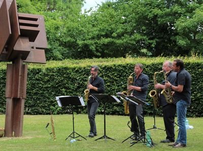 Sammlung Domnick, „Carlas Saxaffair“ beim Schlosserlebnistag