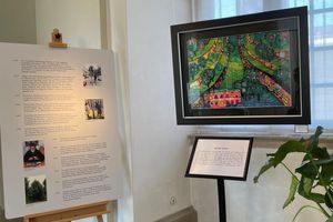 Residenzschloss Ludwigsburg, Blick in die Ausstellung „Hundertwasser – Liebe zur Natur“