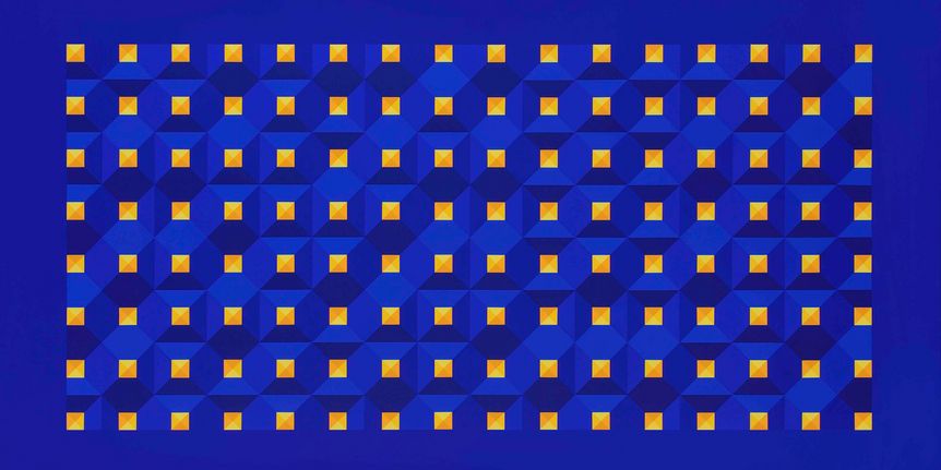 Gerhard Hotter, 25 Pyramids XXV 120 x 270 A-L, 2012