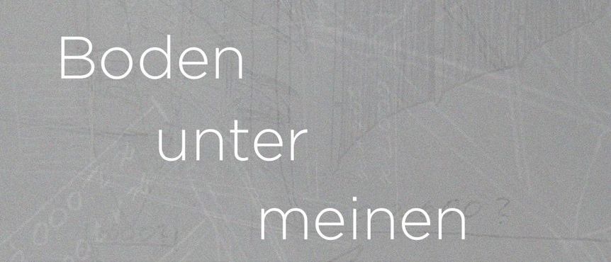 Botanischer Garten Karlsruhe, Ausstellung „Boden unter meinen Füßen“