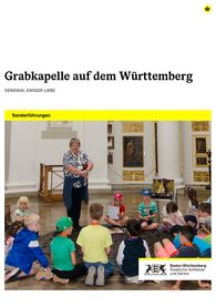 Titelbild des Sonderführungsprogramms für die Grabkapelle auf dem Württemberg