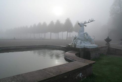 Schloss und Schlossgarten Schwetzingen, Schlossgarten, Hirschguppe