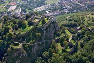 Foto: Staatliche Schlösser und Gärten Baden-Württemberg, Achim Mende Hohentwiel Fortress Ruins, aerial view; photo: Staatliche Schlösser und Gärten Baden-Württemberg, Achim Mende
