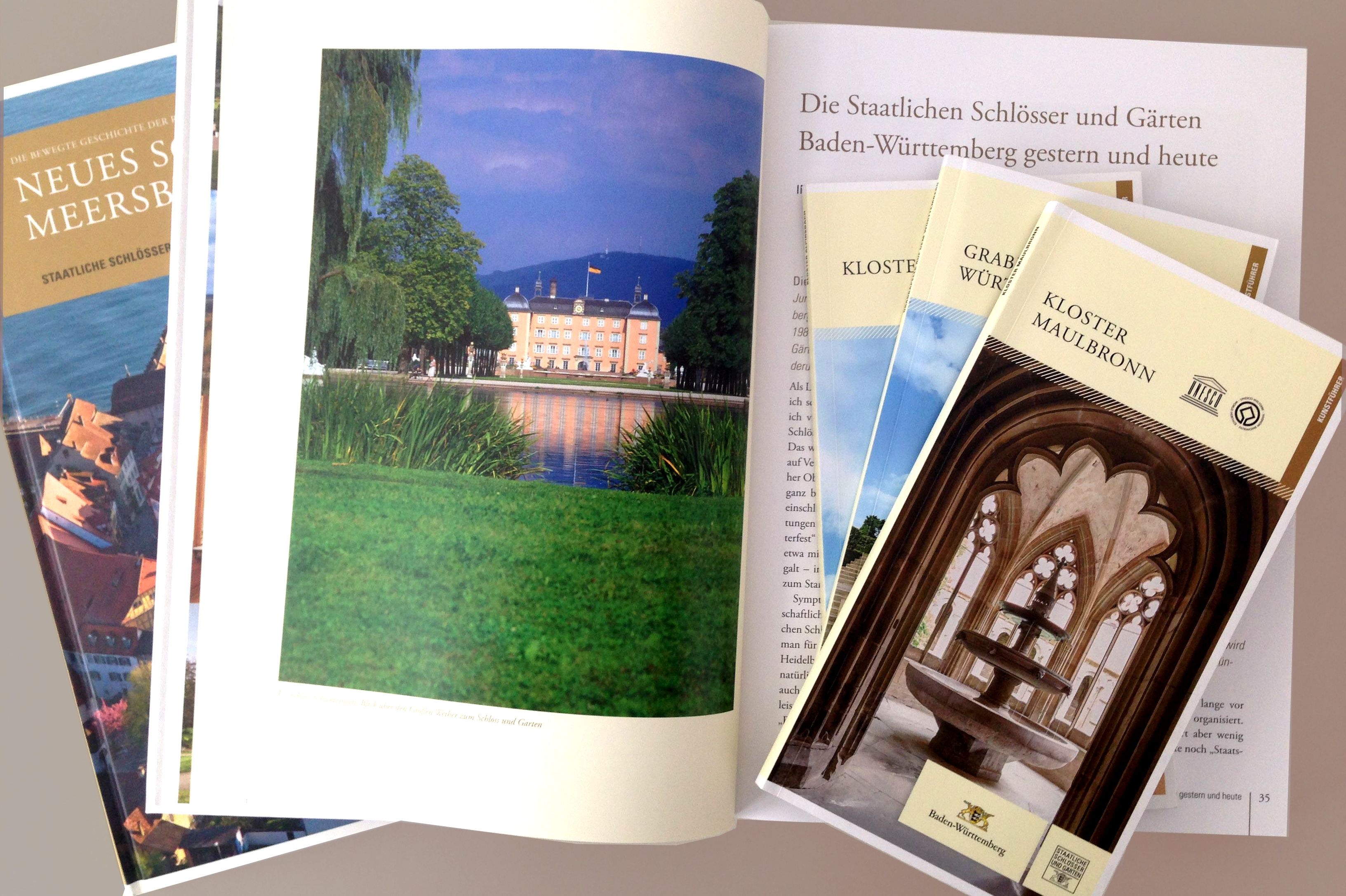 Buchauswahl der Staatlichen Schlösser und Gärten Baden-Württemberg