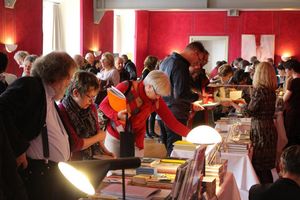 Residenzschloss Mergentheim, Besucherinnen und Besucher bei der Winterlese 