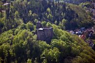 Foto: Staatliche Schlösser und Gärten Baden-Württemberg, Achim Mende Burgruine Alt Eberstein in Baden-Baden von Norden