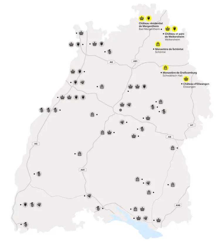 illustration: Staatliche Schlösser und Gärten Baden-Württemberg, JUNG:Kommunikation GmbH Région Hohenlohe & Ellwangen