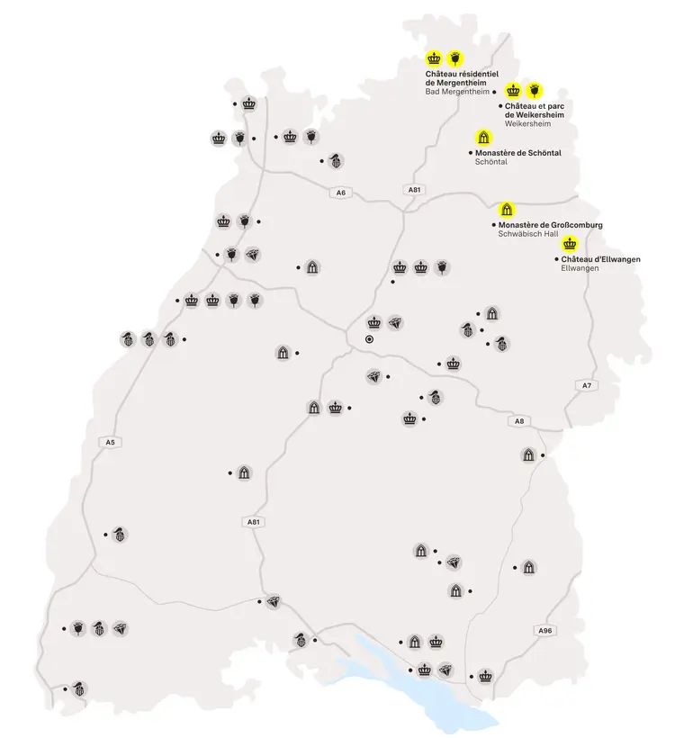 illustration: Staatliche Schlösser und Gärten Baden-Württemberg, JUNG:Kommunikation GmbH Région Hohenlohe & Ellwangen