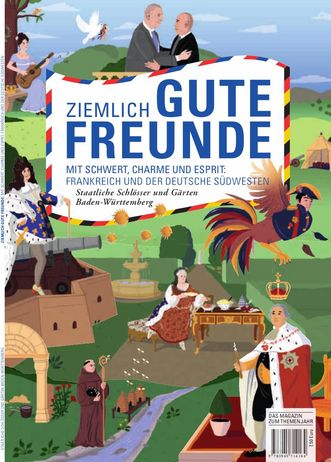 Titel der Magazins „Ziemlich gute Freunde: Frankreich und der deutsche Südwesten“