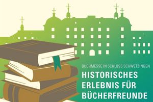 Werbemotiv zur Buchmesse in Schloss Schwetzingen