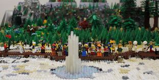 Kloster Schussenried, Event, Ausstellung, Faszination LEGO, Modell des Yellowstone Nationalparks