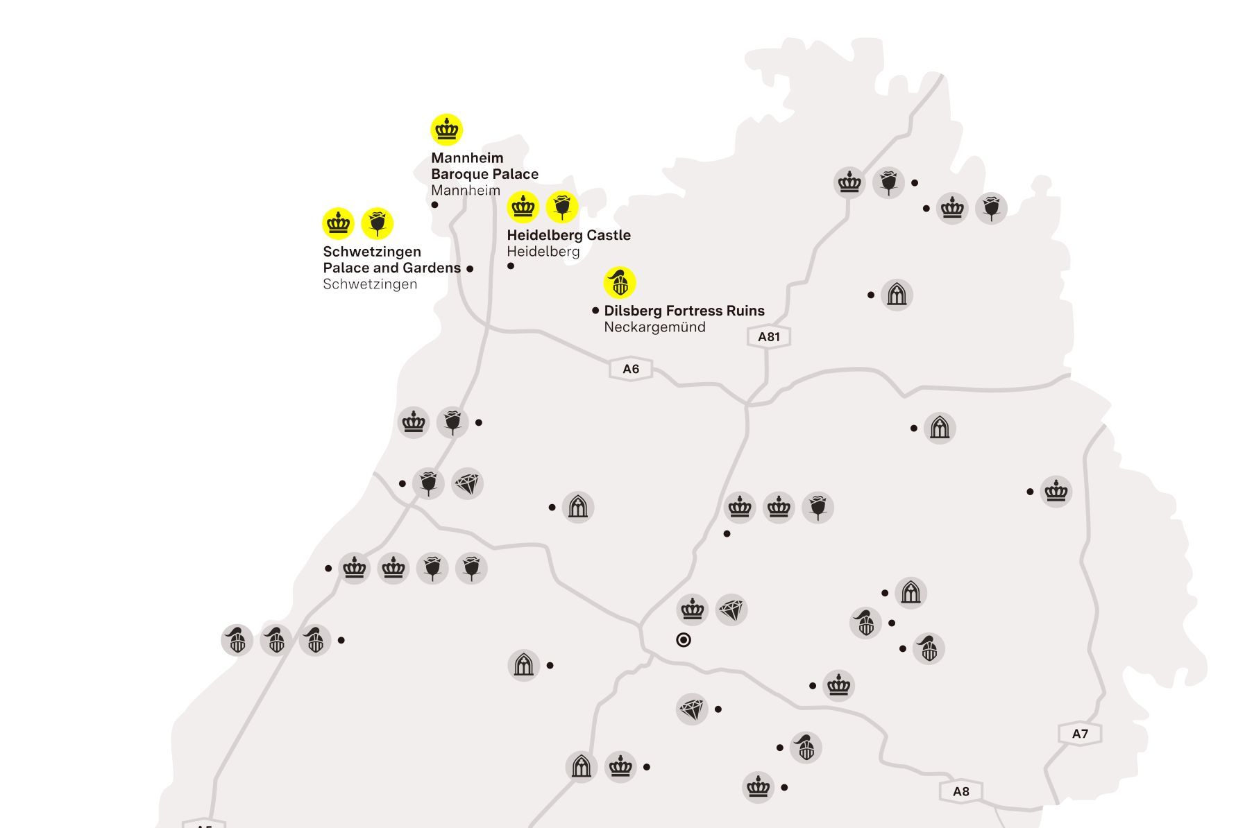 Proud residences of the Electoral Palatinate