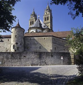 Stiftskirche und Ringmauer Kloster Großcomburg