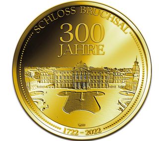 Jubiläumsmünze zum Schlossjubiläum