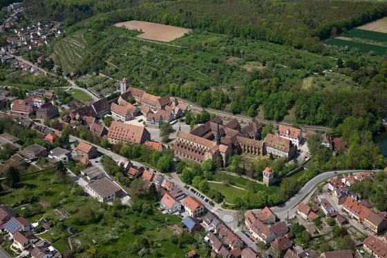 Kloster Maulbronn, Ansicht von Stadt und Kloster Maulbronn