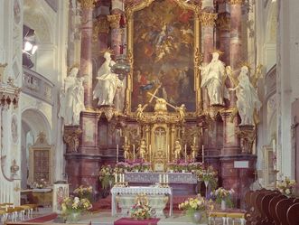 Kloster Schöntal, Hochalter im Chorraum der Klosterkirche Schöntal