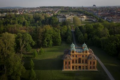 Schloss Favorite Ludwigsburg, Luftansicht