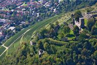 Foto: Staatliche Schlösser und Gärten Baden-Württemberg, Achim Mende Ruines du château-fort de Hohentwiel, Vue des ruines de la forteresse; l'image: Staatliche Schlösser und Gärten Baden-Württemberg, Achim Mende