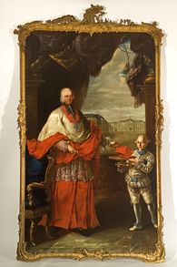Fürstbischof Franz Christoph von Hutten Porträt Fürstbischof Franz Christoph von Hutten im Schloss Bruchsal
