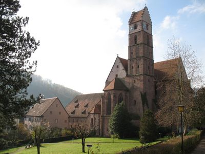 Kloster Alpirsbach, Außenaufnahme; Foto: Staatliche Schlösser und Gärten Baden-Württemberg