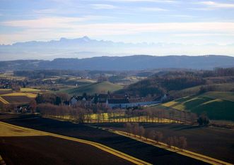 Luftaufnahme von Schloss Salem