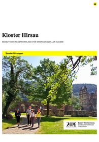 Titelbild des Sonderführungsprogramms für Kloster Hirsau
